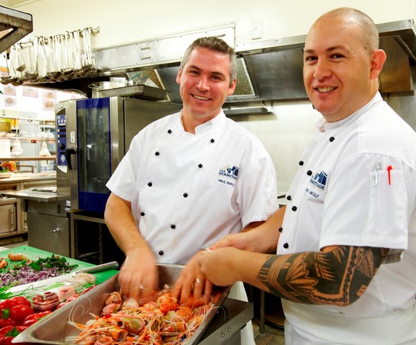  Executive Chef Paul Doyle and Executive Sous Chef Karl Wulf
